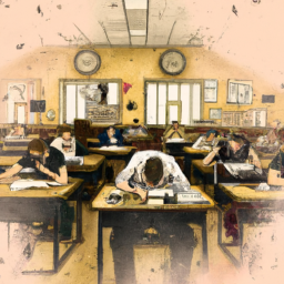 A suffocating classroom. A desperate teenager struggles to finish his test amidst blurred vision and overheating.